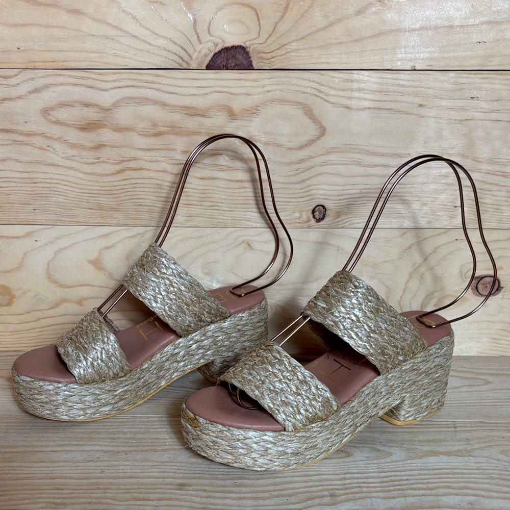 Matisse Beach‎ espadrille Women's Tan Platform Sandals
